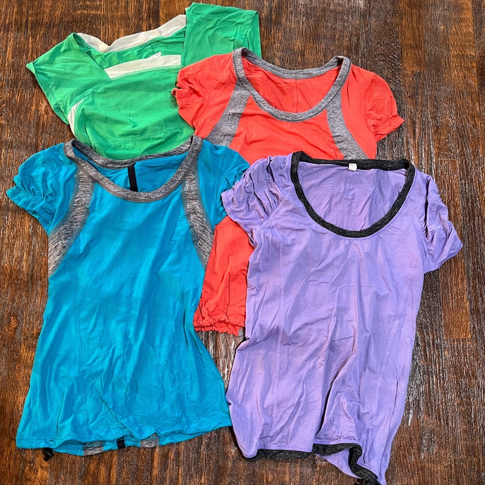 Lululemon Shirts Bundle of 4 Size 4